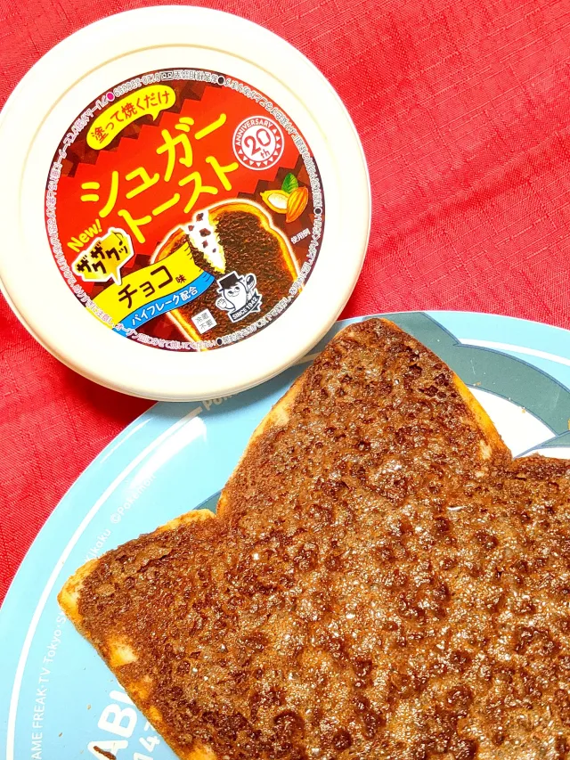 Snapdishの料理・レシピ写真:ザクザクチョコトースト｜サクサクもアレンジも止まらない！新しくなったソントンの「シュガートースト」に恋してます♡