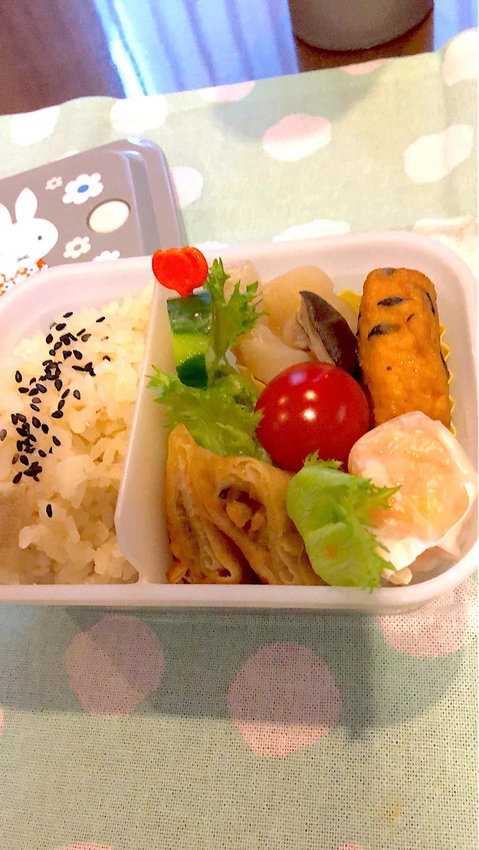 2024.4.24  ＊今日のお弁当＊おばあちゃんのたけのこご飯♪|rinrin*mama*さん