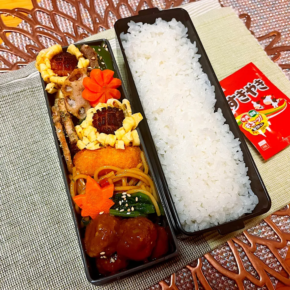 Snapdishの料理写真:部活弁当🍙|さっちびさん