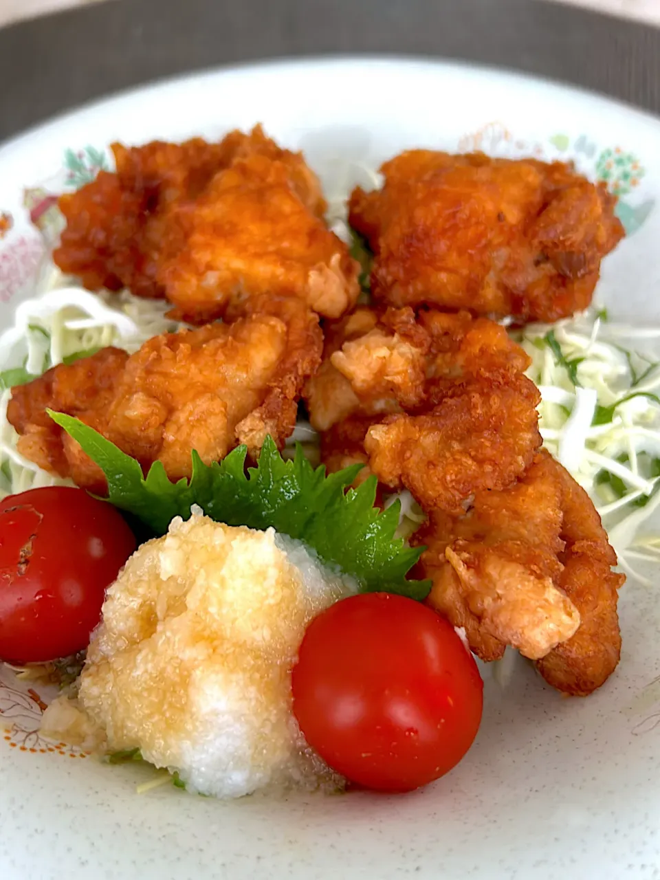 鶏唐揚げのおろしポン酢|🍒ふみりん🍒さん