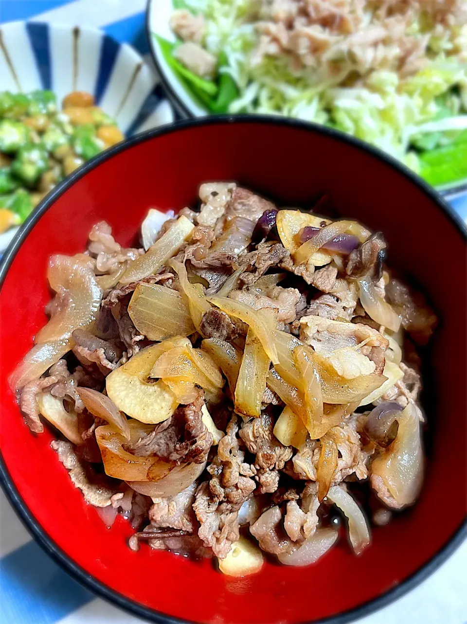 おうちで麺つゆ牛丼|カピバラおやじさん