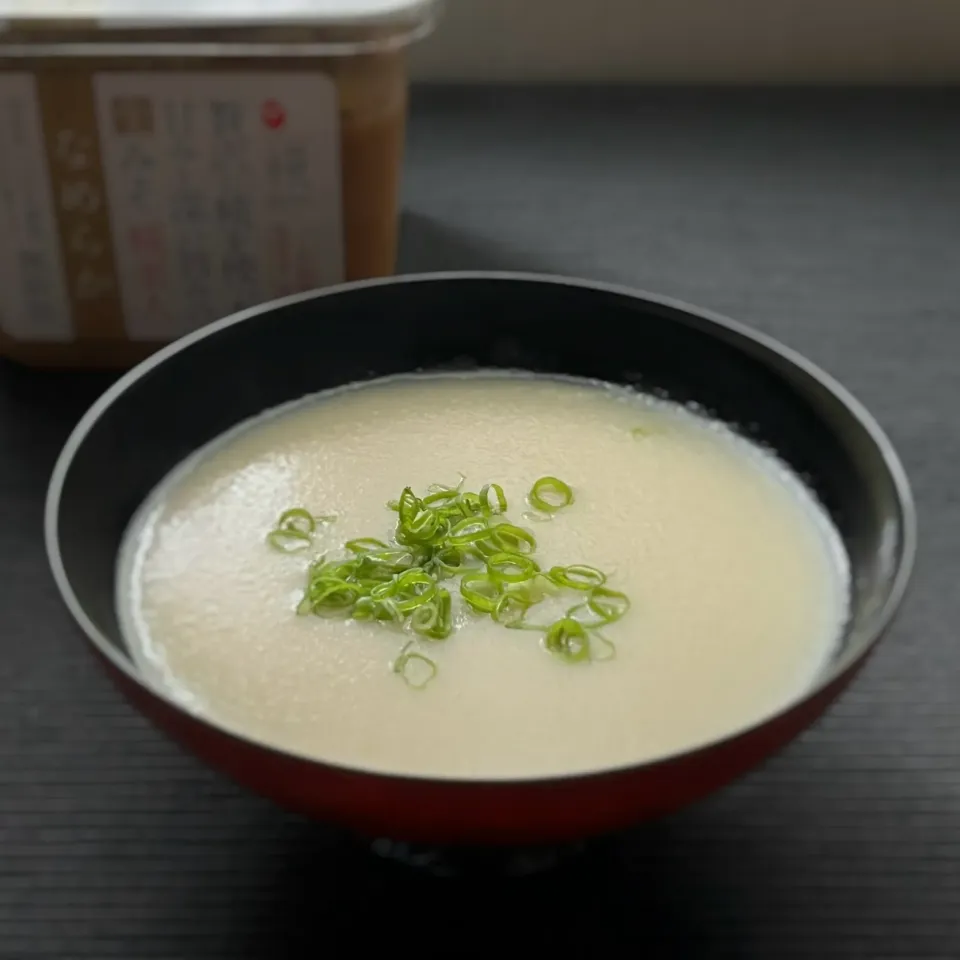 鰤の白子と筍のすり流し|まる(丸大豆)さん