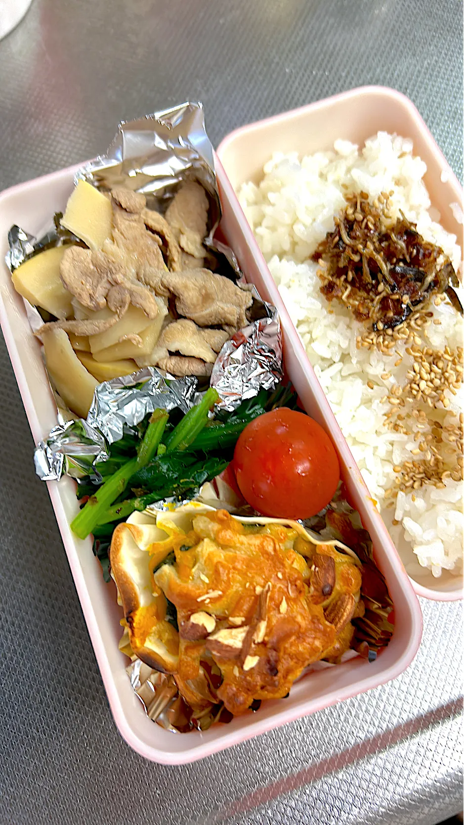 たけのこの煮物弁当|ぱんださん