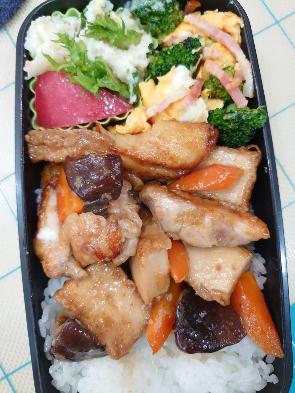 鶏と厚揚の煮物弁当|to coさん