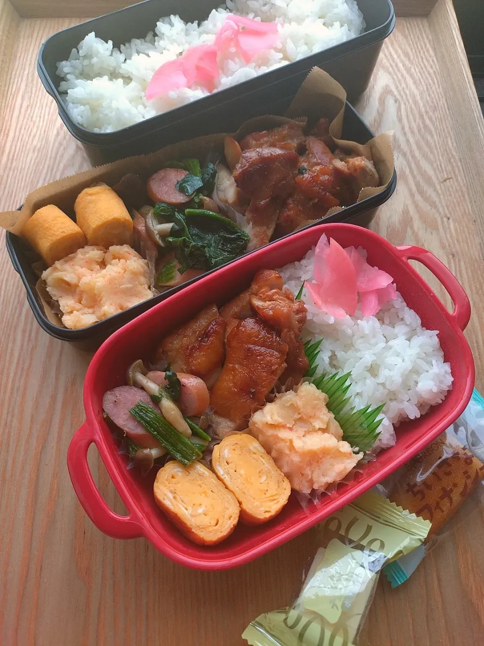 夫と娘のお弁当|みわさん