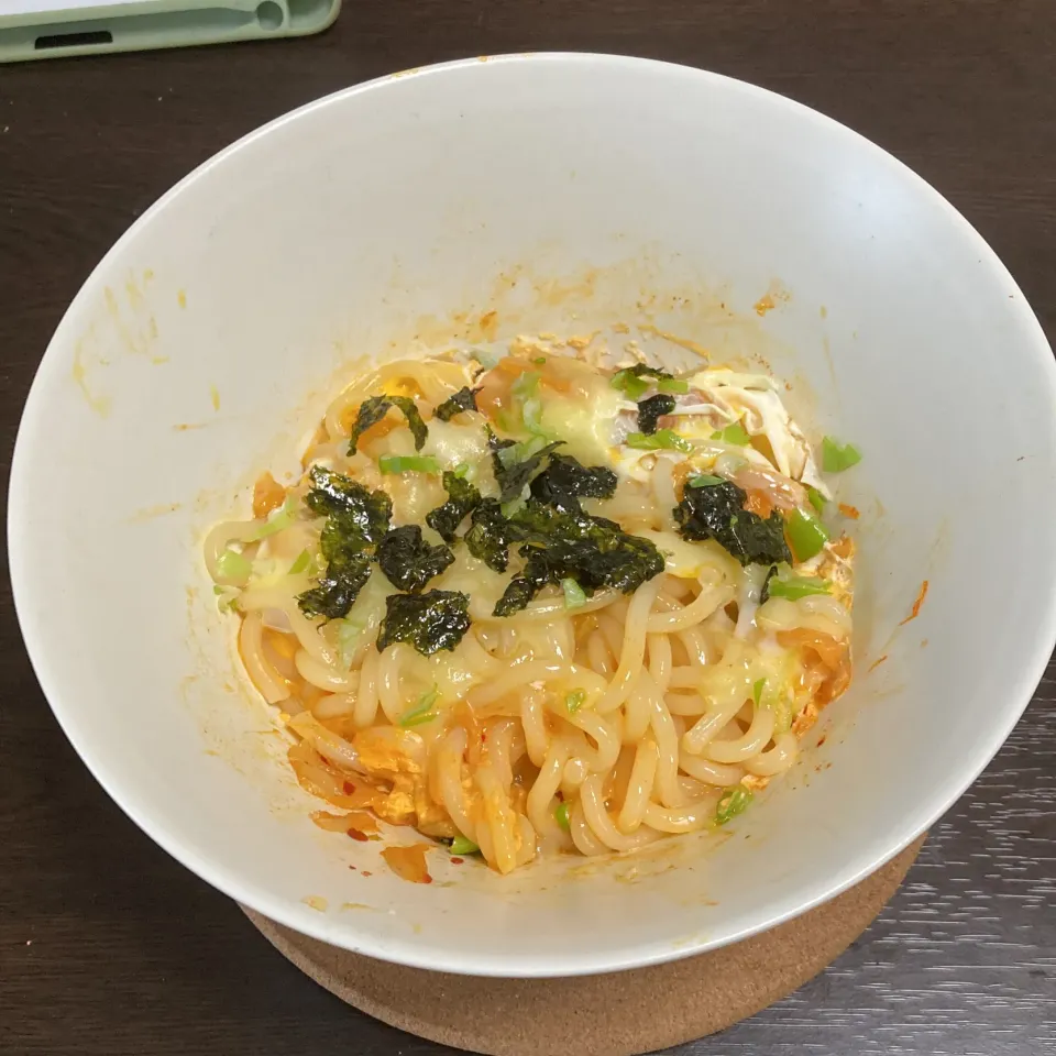 キムたまチーズうどん|とてぃおさん