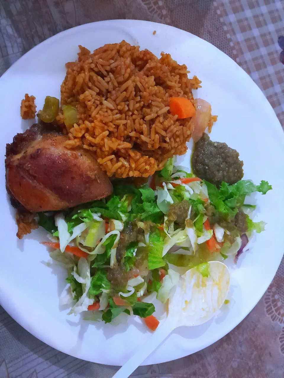 Jollof rice with chicken|Abigail Arthurさん