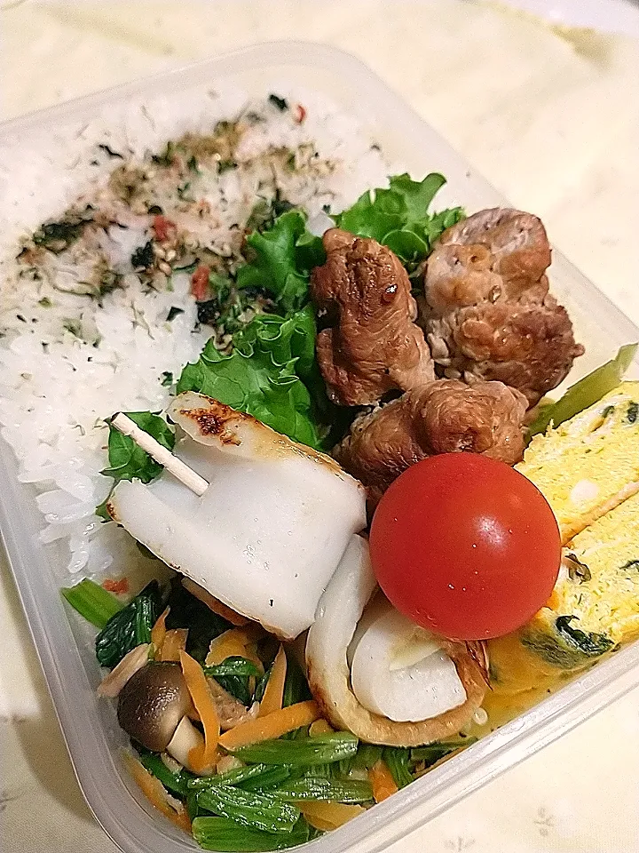 ほうれん草炒め豚こまボール弁当|yayoi.Kさん