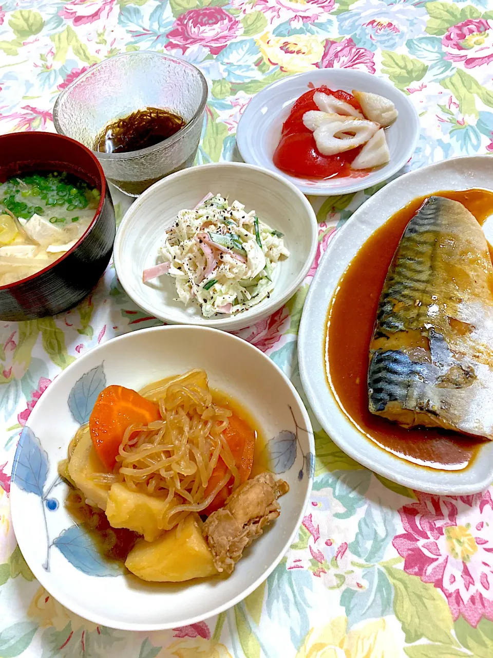 肉じゃが、鯖の醤油煮|ka.yo🎈🍃さん