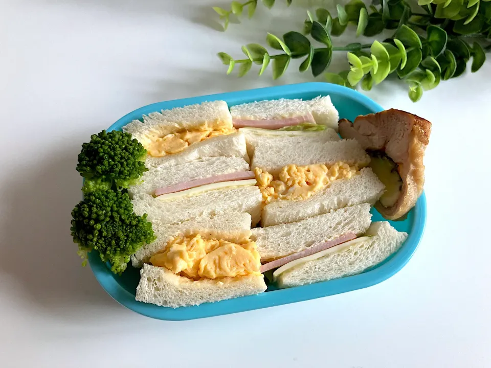 ＊サンドイッチ🥪べびたん年長さんお弁当🍱＊|＊抹茶＊さん