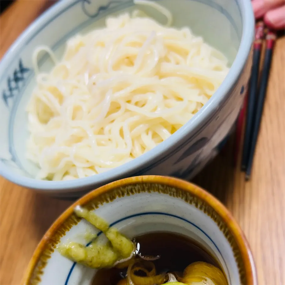 ”稲庭饂飩”@ 自宅飯|平大さん