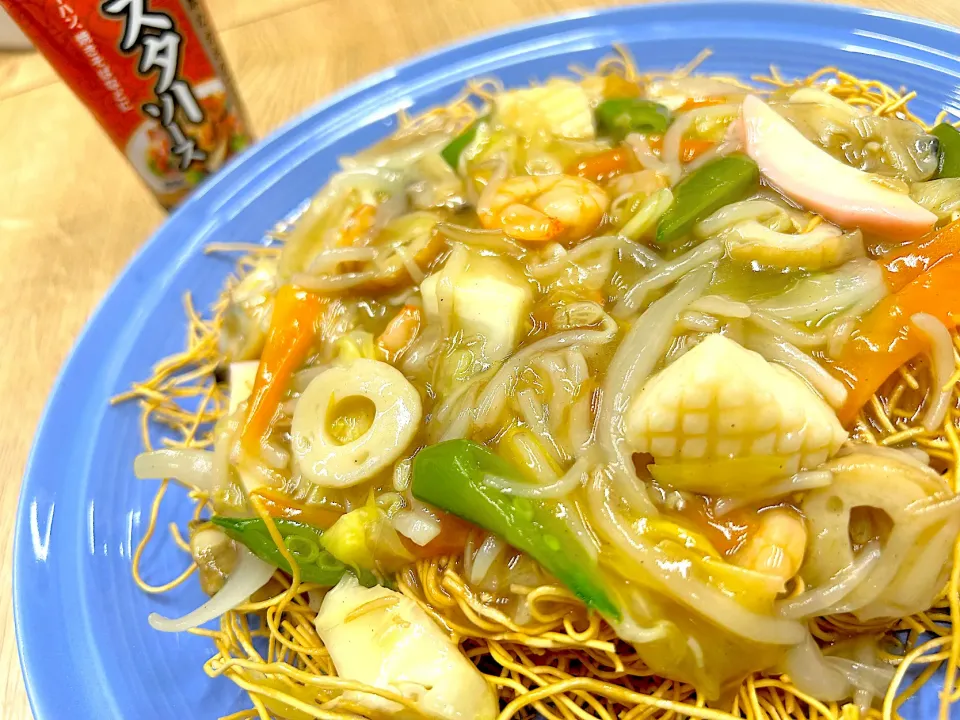 Snapdishの料理写真:お家で皿うどん|みほままこさん