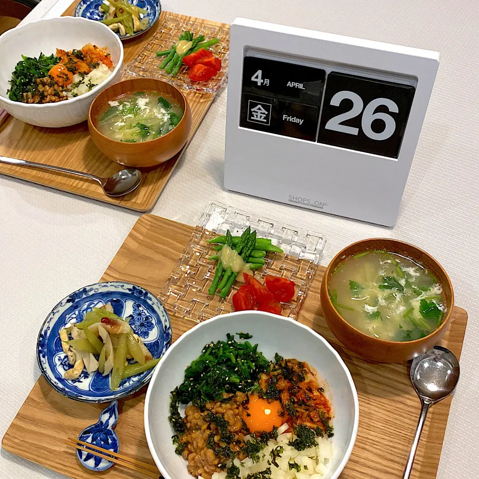 ビビンバ風ご飯、蕗煮物|papinさん