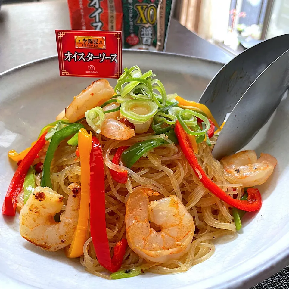 海老と春雨の炒め物🦐|まぁちゃんさん