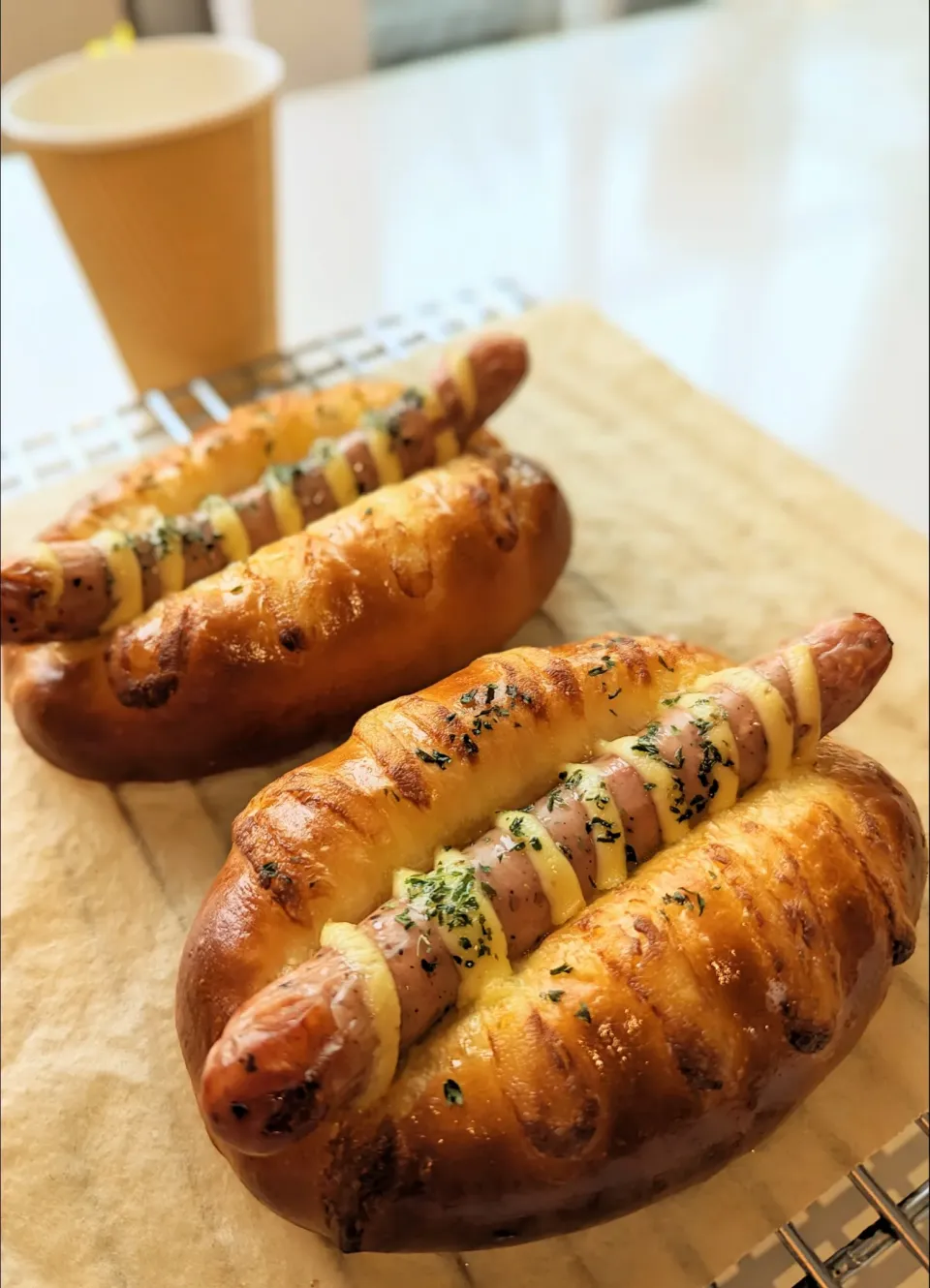 ウィンナーパン焼きました🤗|としちゃんさん