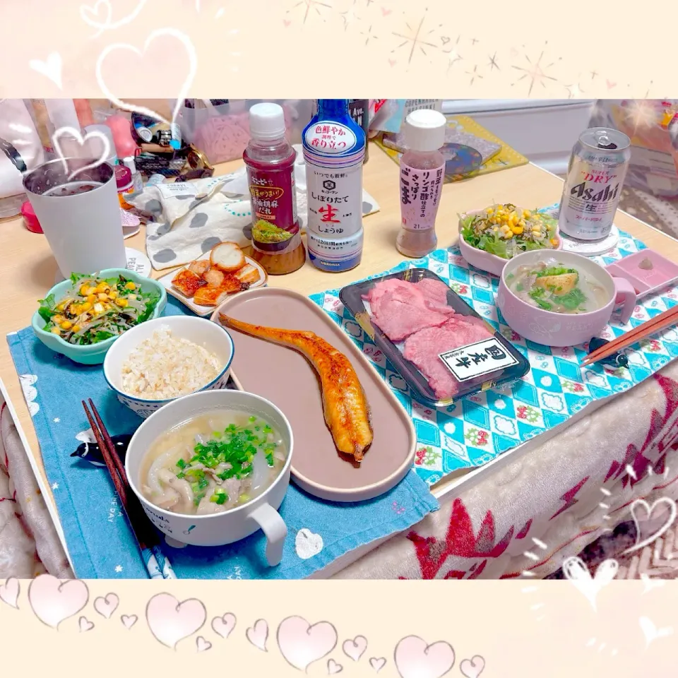 Snapdishの料理写真:４／２５ ｔｈｒ 晩ごはん🍴＊○°|rinaronarさん