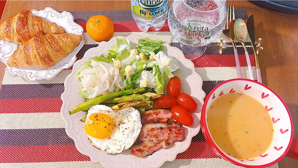 朝食みたいな夜ご飯|ゆうかさんさん