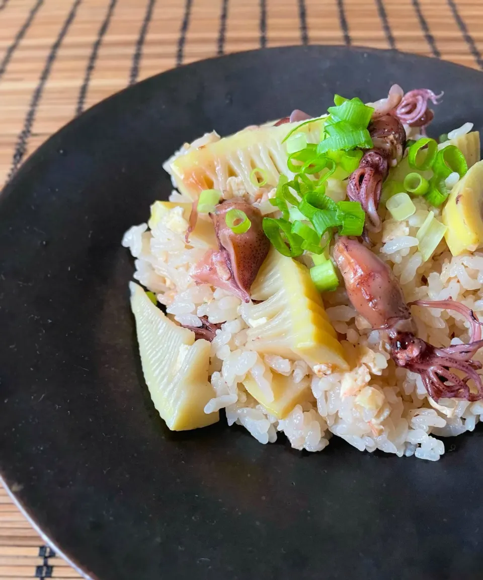 筍とホタルイカの炊き込みご飯|アッチさん