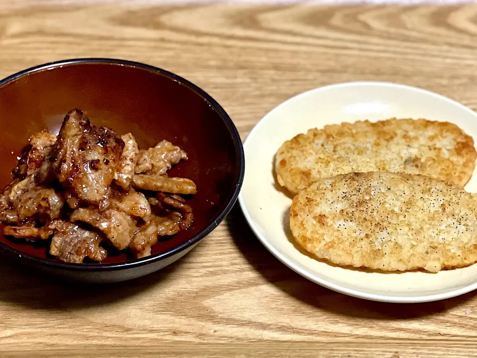 ☆牛カルビ焼肉 ☆ハッシュドポテト|まぁたんさん