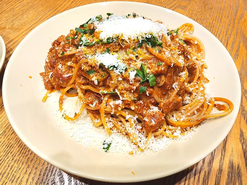 Snapdishの料理写真:Spaghetti Pomodorini e Gorgonzola
ゴルゴンゾーラ ロッソ スパゲッティ|Masahiko Aasanoさん