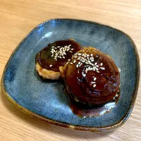 椎茸の肉詰め　李錦記オイスターソースを使った照り焼き|watameiさん