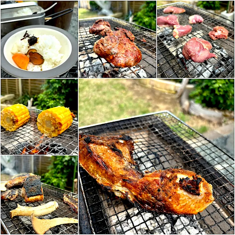 Snapdishの料理写真:BBQ鰤カマ|ケイさん