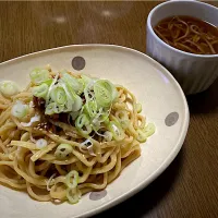 Snapdishの料理写真:パタン風中華料理とスープ|SORATOさん