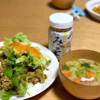 茄子と蓮根のキーマカレー|わかさん