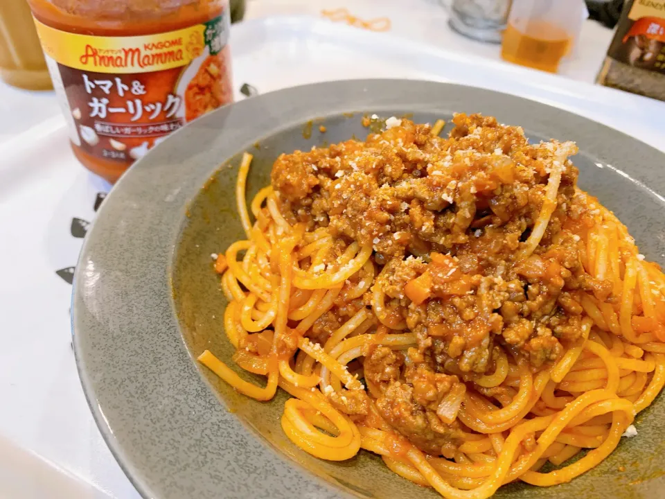 ミートソーススパゲッティ🍝|ともみさん