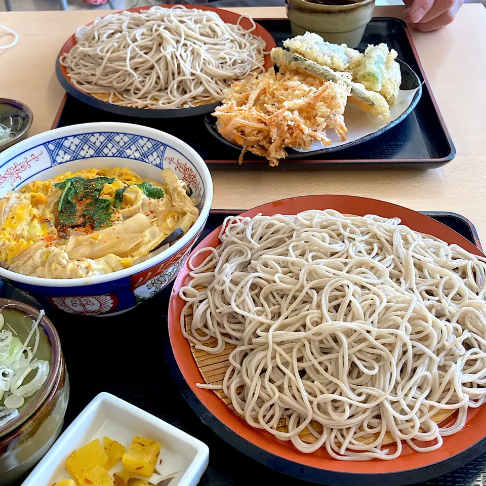 たまご丼蕎麦セット|akkoさん