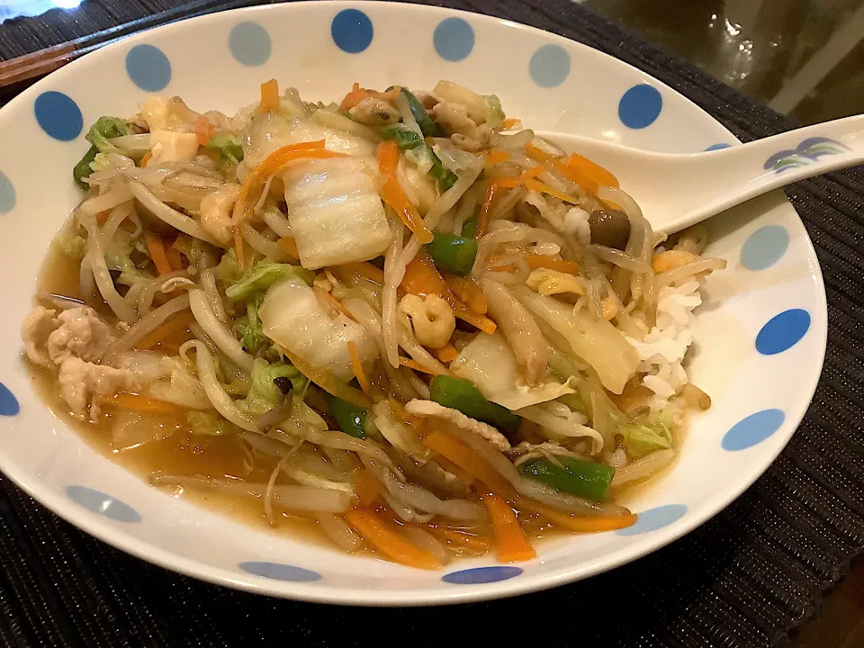 Snapdishの料理写真:皆んな大好き中華丼😋|アライさんさん