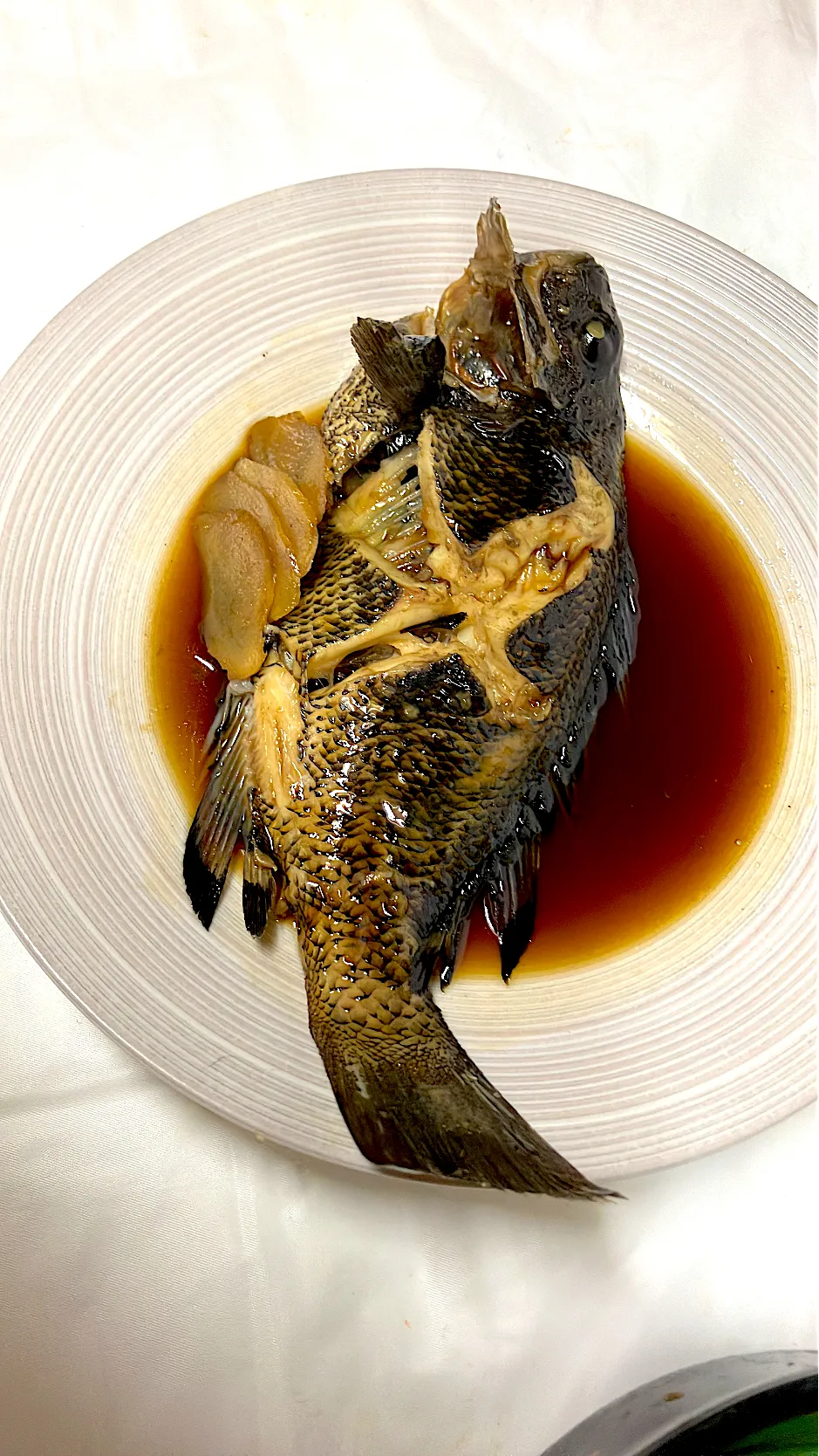 頂き物の釣り魚料理【煮付け】|🐈⸒⸒⸒⸒つるのダンス🐈🐾さん