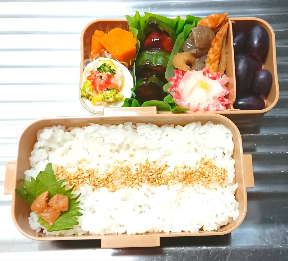 ピーマンの肉詰め弁当|8YUKKO8さん