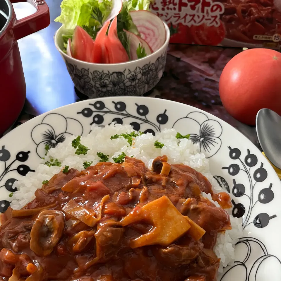 完熟トマトのハヤシライスソース|ひろこさん