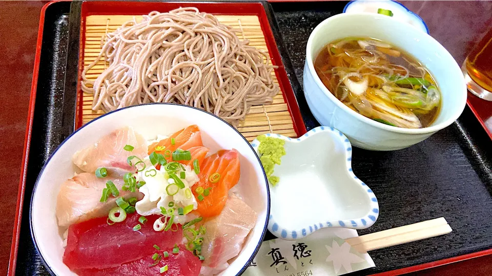 蕎麦とミニ海鮮丼ランチ|901さん