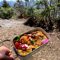 お山でメスティン弁当|まゆりんさん