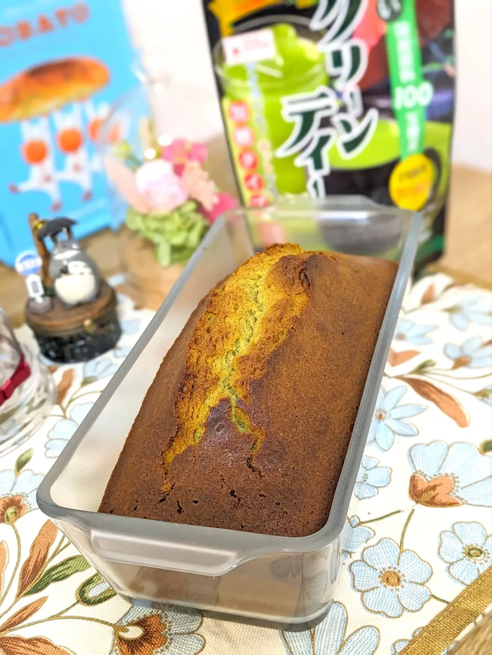 玉露園のグリーンティーで抹茶フィナンシェ風パウンドケーキ|M子⁽⁽ ◟(∗ ˊωˋ ∗)◞ ⁾⁾さん