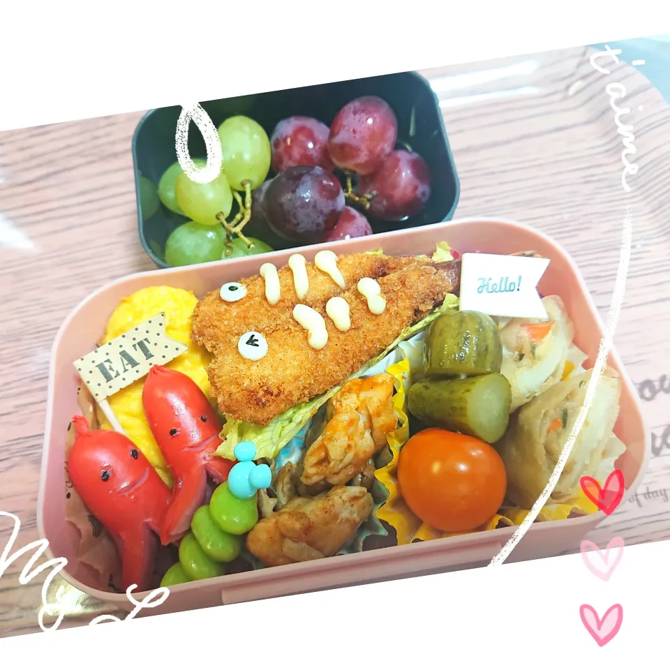 Snapdishの料理写真:JK娘弁当🍀2024.5.1|comcom0506さん