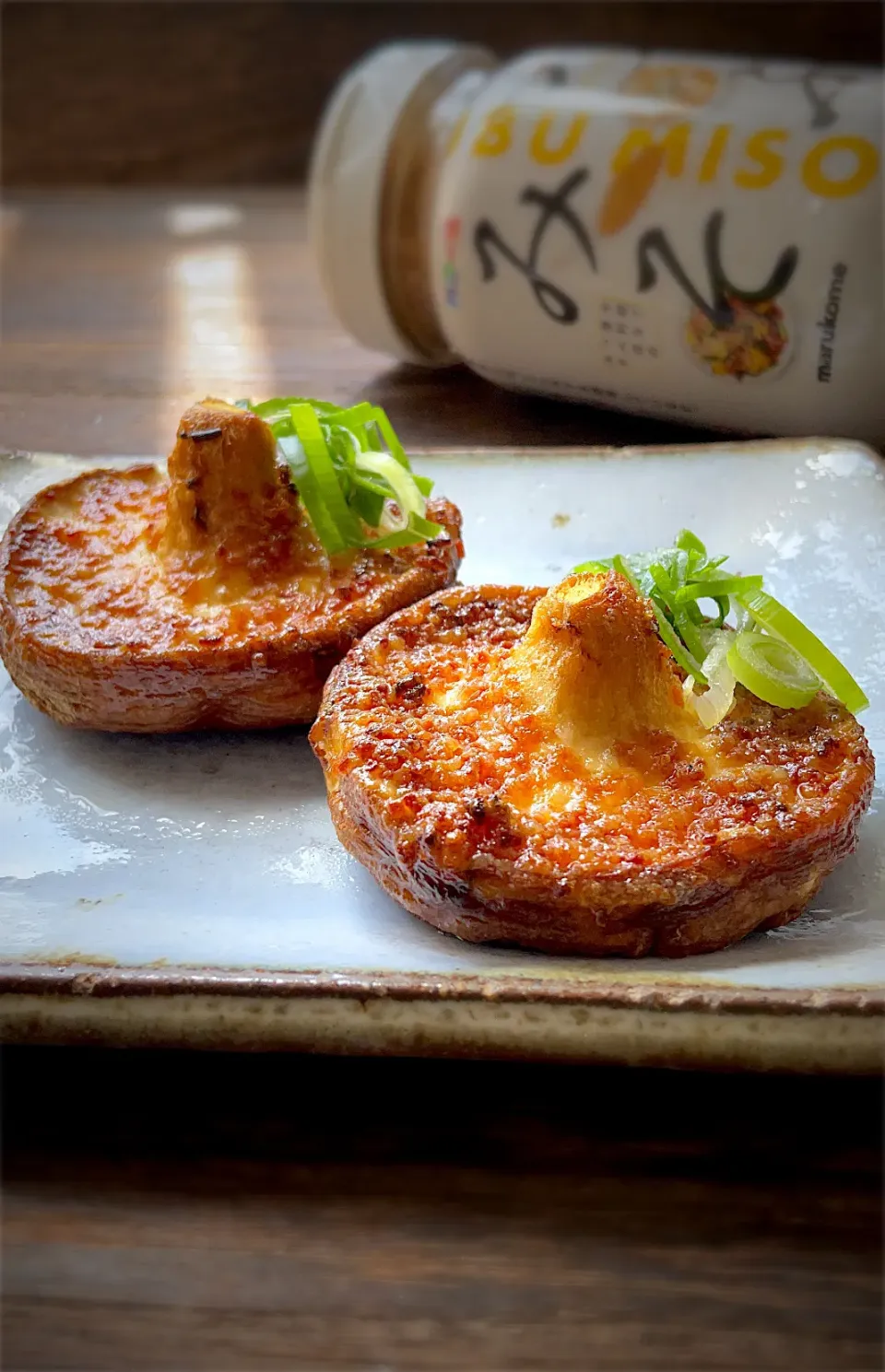 Snapdishの料理写真:椎茸のつぶみそ糀マヨネーズ焼き🍄|9421beruさん