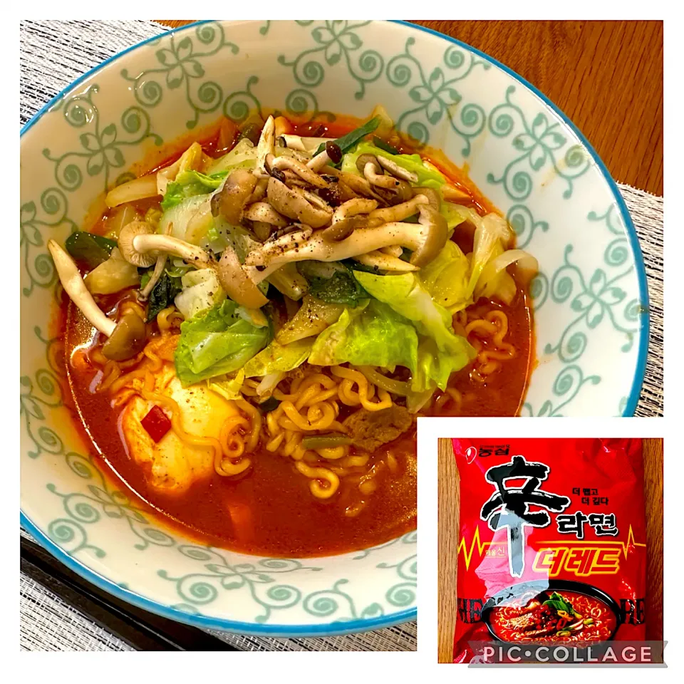 お家ラーメン🍜　辛ラーメンRED 辛い🥵|BUBUさん