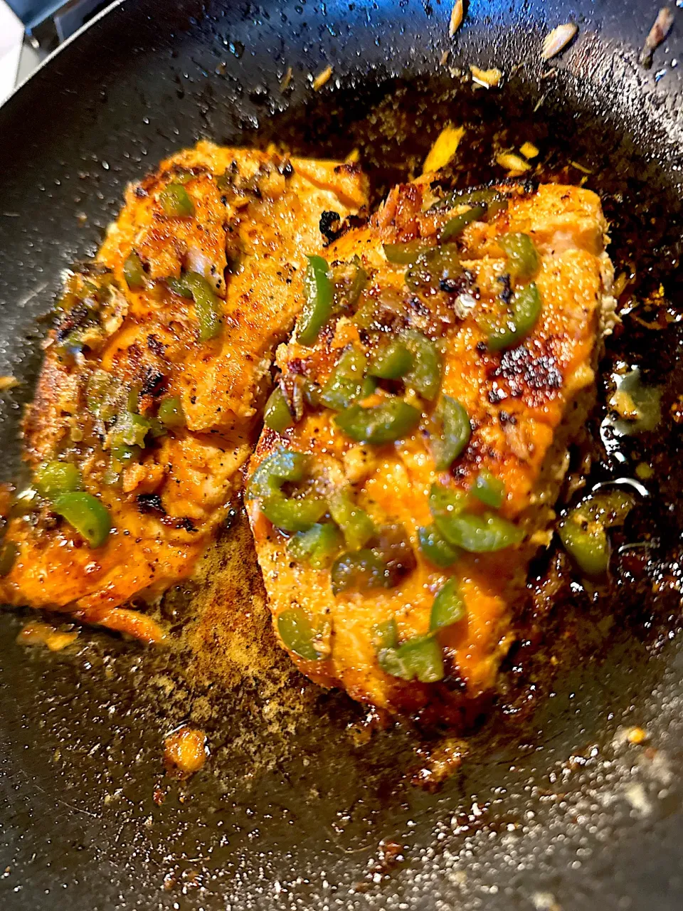 Honey Jalapeño glazed Salmon|Tawanjaさん