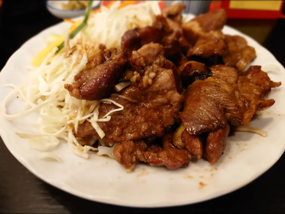 Snapdishの料理写真:まつもとの来来憲さんで来来定食🐷|たかさん