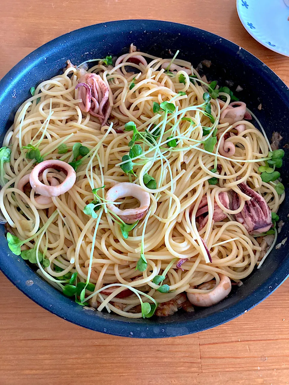 イカの牡蠣バターソーススパゲティ|yoooochanさん