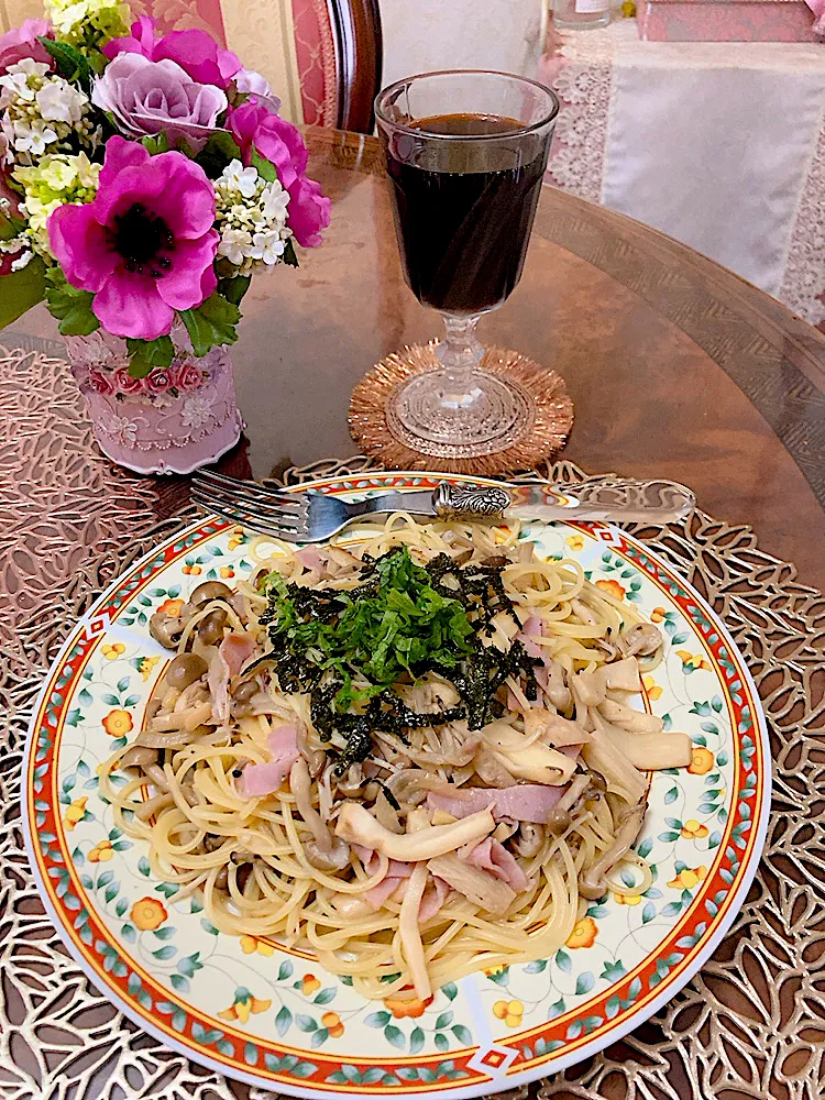 きのこパスタ🍄|ショコラさん