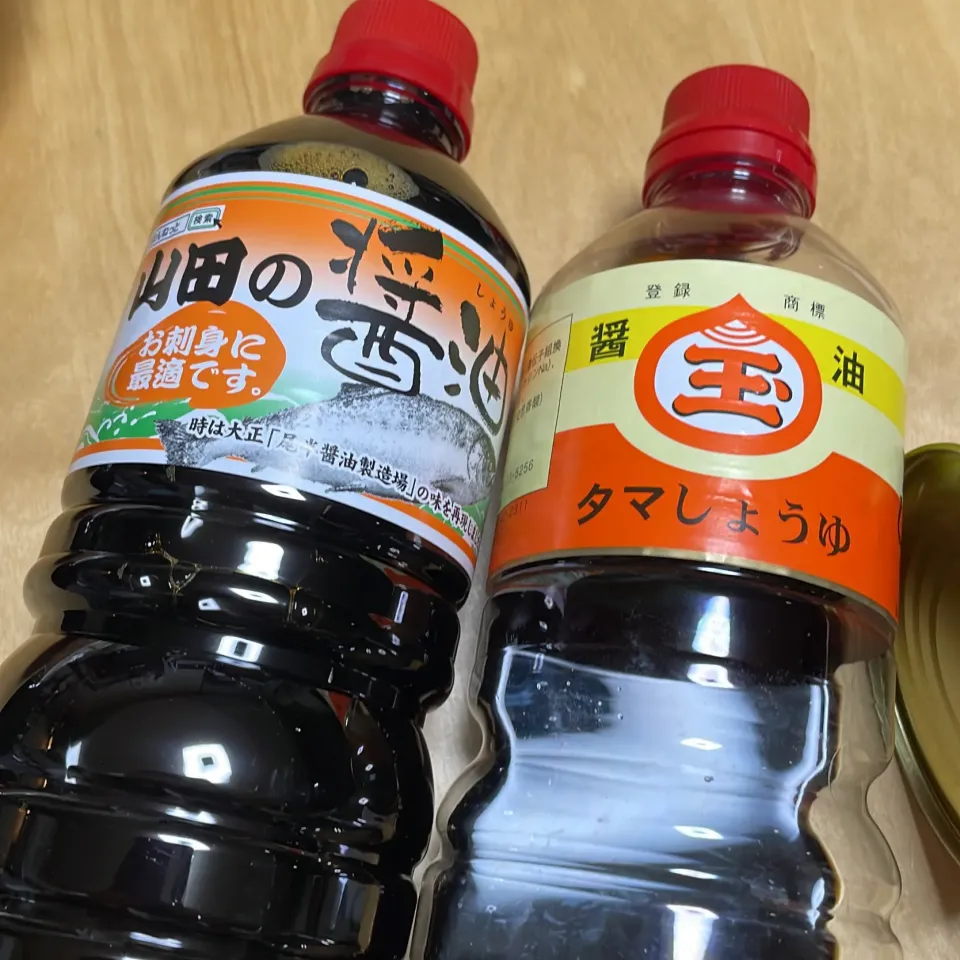 我が家の定番醤油は⤴️タマ醤油。時々山田の醤油。タマ醤油は転勤先でもずっと取り寄せてました😅|abekoさん