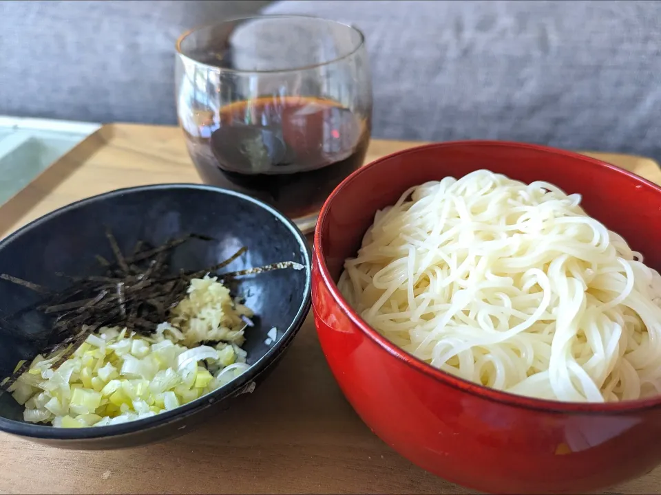 暑いので素麺！|しあるさん