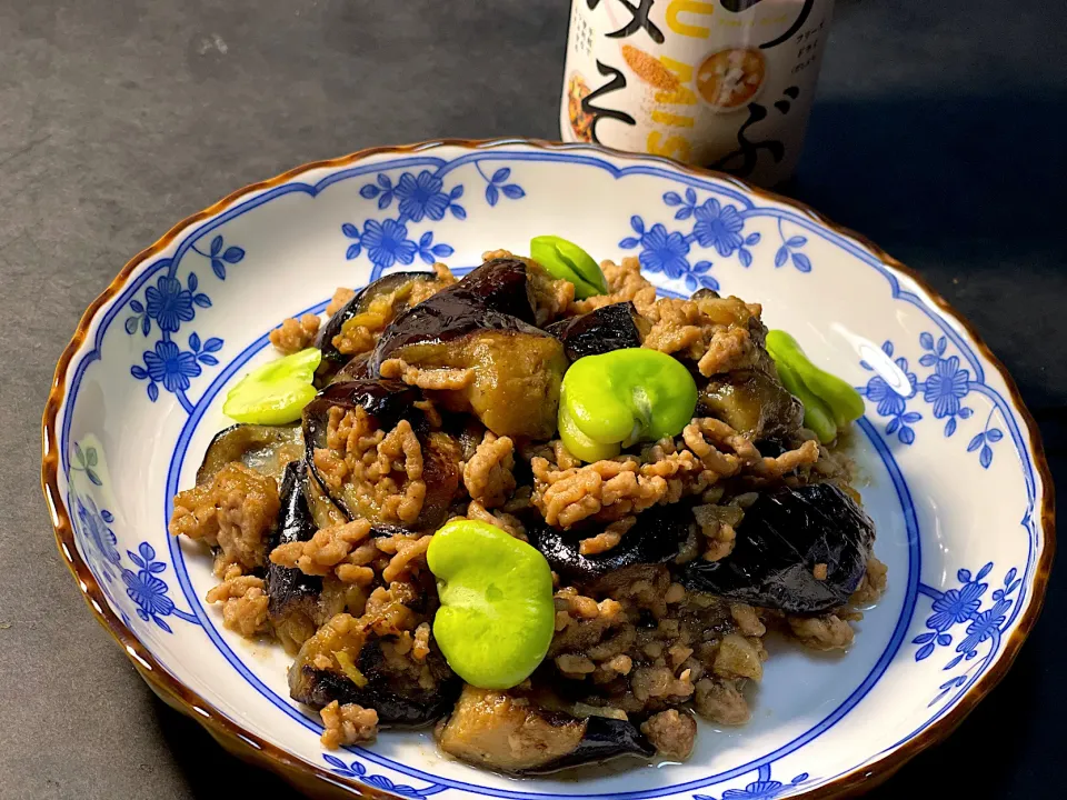 茄子の肉味噌炒め|レオンさん