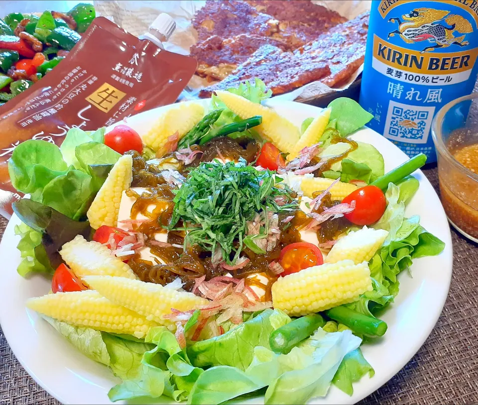 豆腐ともずくのサラダ🥗

えのきのチーズ焼き🧀|びせんさん