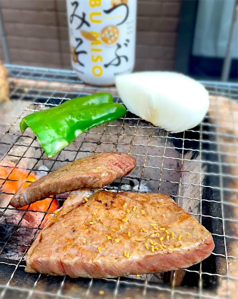 七輪deおうちバーベキューBBQつぶみそバージョン|9421beruさん