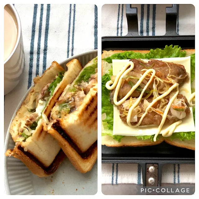 Snapdishの料理・レシピ写真:12:07 鯵南蛮漬サンド🥪｜今おいしい鯵であじ三昧♪